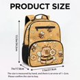 thumbnail image 5 of Yuyamidu Bee Capybara Preschool Backpack for Boys Girls, 13.5 Inch Polyester School Backpack with Padded Shoulder Straps and Organized Storage, 5 of 5