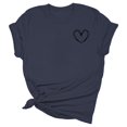 thumbnail image 3 of WEAIXIMIUNG White T Shirts for Women Pack Womens Daily Print O Neck Tank Tops Short Sleeve Fashion Shirts Casual Loose Tees T Shirt, 3 of 3