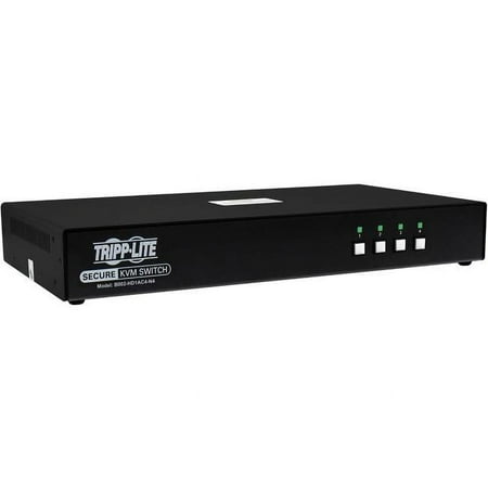 UPC: 0037332275264 | Tripp Lite Secure KVM Switch 4-Port Single Head DP to HDMI (x4) 4K NIAP PP4.0 Audio CAC TAA – 4 Computer(s) – 1 Local User(s) – 3840 x 2160 – 50 Hz 60 Hz – 11 x USB – Yes – 1 x HDMI – 4 x …