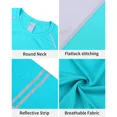 thumbnail image 3 of ANFERRY Men Swim Shirts Quick Dry UPF50+ Sun Protection Athletic Rash Guards Long Sleeve Color Block Swimwear, 3 of 9