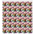 thumbnail image 3 of Ambesonne Dog Lover Shower Curtain, Colorful Crystals, 69"Wx75"L, Multicolor, 3 of 3