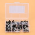 thumbnail image 2 of Black Blind Rivets, Multiple Sizes Aluminum Rivets, Blind Rivets Set, With Box For Parts For Riveting Guns For Industry, 2 of 8