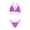 Purple, variant on Jacenvly 2024 Bikini Swimsuits for Women Clearance Quick Drying Women with Chest Pads Without Steel Support Seaside Beach Swim Bikinis Set Solid Trendy Beach Dresses for Women Casual Summer Black