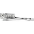 thumbnail image 4 of 14K White Gold Diamond Wrap (Size 7) Made In India rm3068b-058-waa, 4 of 6