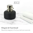 thumbnail image 2 of Ensemble d'Accessoires de Salle de Bain 4 Pcs Noir, 2 of 7