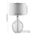 thumbnail image 4 of SAFAVIEH Nadine 26 in. Modern Glass Table Lamp, Clear, 4 of 4