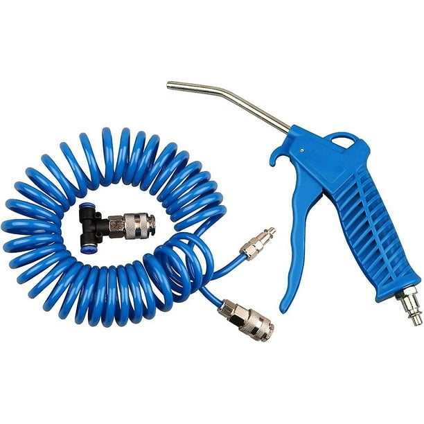 BAA Truck Air Duster Gun With 5 Metres Recoil Hose Universal Heavy Duty Quick Connected Air