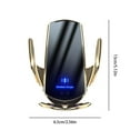 thumbnail image 4 of Car Wireless Charger  15W Induction Automatic Clamping Air Vent Mount Phone Holder For Smart Phones  360degrees Rotatable Car Phone Holder Wireless Charger  Overcharge Protection, 4 of 7