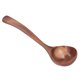thumbnail image 2 of Cucharón de mango largo para servir, textura natural, cuchara de sopa de madera de acacia esencial para la cocina y el comedor, 2 of 8
