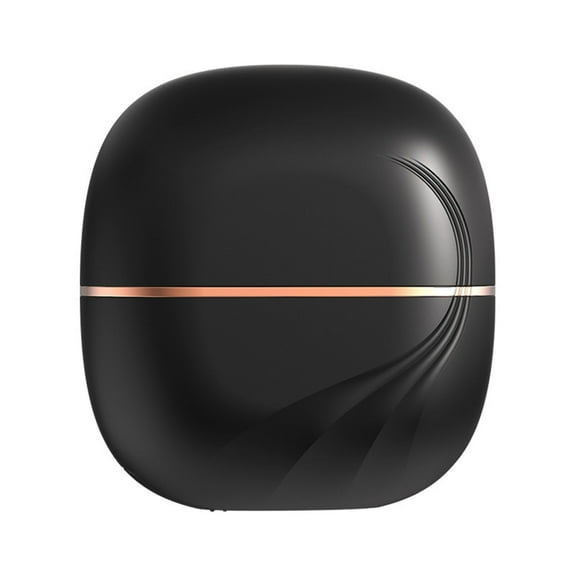 Hair Straightener & Styler, Mini Cordless Hair Straightener Comb Portable Heat Hair Brush for Travel USB Rechargeable Hair Straightener Brush Straight Hair Dual-Use (Black)