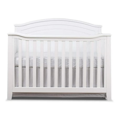 Sorelle Berkley Round Top 4 in 1 Crib - White