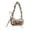 Stone gray, variant on Canvas Pleated Bow Multi-Pocket Baguette Crossbody Shoulder Bag for Women and Girls, Minimalist Zipper Purse with Color-Block Stitching in Camo Green for Daily Commute