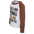 thumbnail image 2 of Unique Baby Boys Turkey Football And Pumpkin Pie Raglan Shirt (6, Turkey Pie), 2 of 5