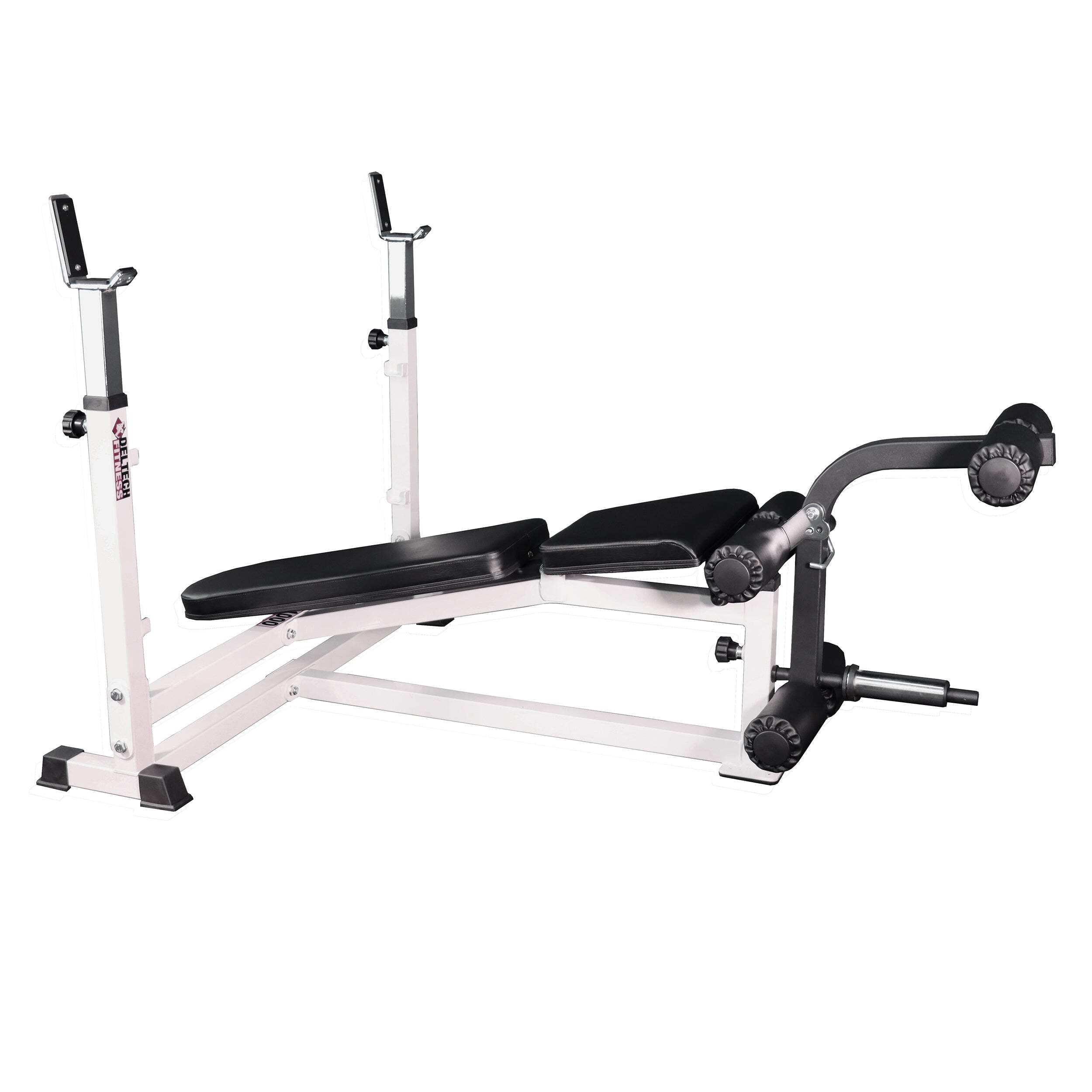 Deltech Fitness Adjustable Olympic Weight Bench with a Maximum Capacity of 750 lbs (DF1000)