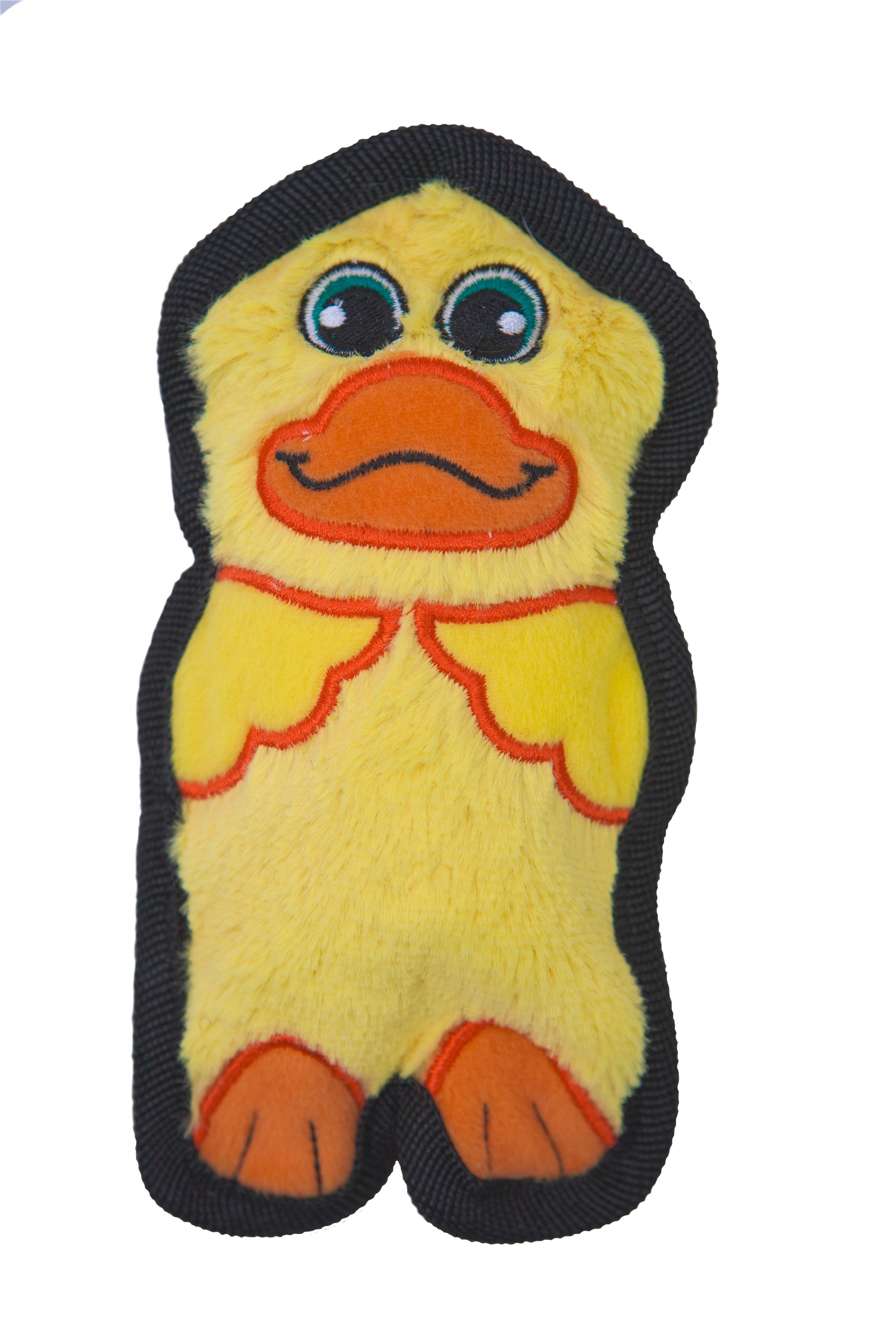 Outward Hound Invincibles Mini Duck Plush Dog Toy, Yellow, XS