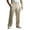 Khaki, variant on Men's Sports Leisure Waffle Insertion Pocket Suit Trousers for Casual, Business Wear, Office, Smart Casual and Everyday Fashion,Khaki,L