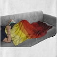 thumbnail image 5 of Landscape Soft Flannel Fleece Blanket, Abstract Exotic Dessert Outdoor Scene with Camel and Trees in Warm Colors Palette, Cozy Plush for Indoor and Outdoor Use, 70" x 90", Multicolor, by Ambesonne, 5 of 5