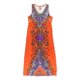 thumbnail image 1 of Vestido maxi Borderline de NY Collection para mujer, naranja, extragrande NY Collection Maxi, 1 of 2