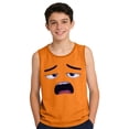 thumbnail image 4 of LIBRCLO Toddler Tank Tops for Boys Size 4 Years Round Neck Lightweight Soft Undershirts Fashion Prints Sleeveless T Shirts Summer Tops Orange, 4 of 6