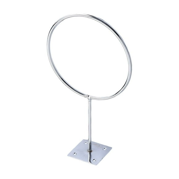 Soporte de pared de acero inoxidable para exhibir balones deportivos, para baloncesto, fútbol, voleibol, ejercicio, balón medicinal (plateado)