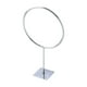 thumbnail image 1 of Soporte de pared de acero inoxidable para exhibir balones deportivos, para baloncesto, fútbol, voleibol, ejercicio, balón medicinal (plateado), 1 of 5