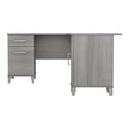 thumbnail image 4 of Bush Furniture Somerset L Shaped Desk with Storage, 60W, Platinum Gray, 4 of 10