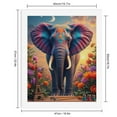 thumbnail image 2 of Paint By Numbers Kit for Adults Beginner - Elephant Painted Sunset Blossoms DIY Canvas Painting Kits for Adults, Frameless Paint By Number for Adults for Home Wall Decor 16x20 Inch, 2 of 7