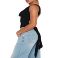 thumbnail image 2 of OUSITAID Womenacute;s Summer Mini Skinny Vest Solid Color Sleeveless Backless Deep V Neck Crop Tops, 2 of 4