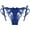 Blue, variant on Women's Side Tie Panties Adjustable Lace Low-rise Bikini Briefs Thong Panties