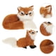 thumbnail image 5 of FELTECHELECTR 2 zorros de peluche, juguetes de simulación, modelos decorativos de zorros, dibujos animados, decoración del hogar., 5 of 7