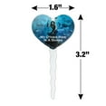 thumbnail image 6 of Aquaman Movie My Other Ride is a Shark Heart Love Cupcake Picks Toppers Decoration Set of 6, 6 of 7