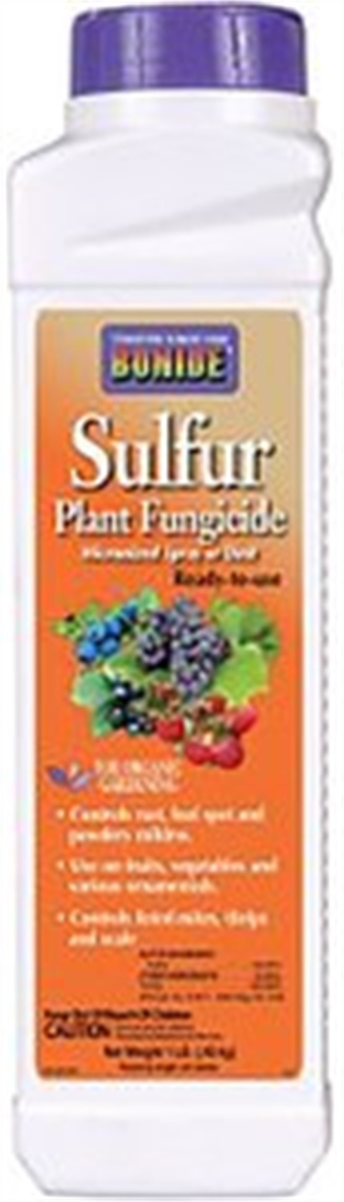 141 1 Sulfur Dust, Bonide Products Inc, EACH, EA, Sulfur 90