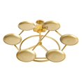 thumbnail image 2 of Candelero decorativo del candelero del metal del candelero del candelero de la luz de las velas para la mesa Oro, 2 of 6