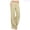Beige, variant on Womens Baggy Pants Women Casual Loose Fit Solid Color Pants Stretchy Denim Like Jogger Trousins Yellow