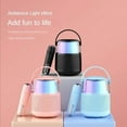 thumbnail image 4 of Portable Desktop Mini Voice Amplifier Megaphone Radio KTV Microphone LED Light ,Comfortable and Portable, 4 of 7