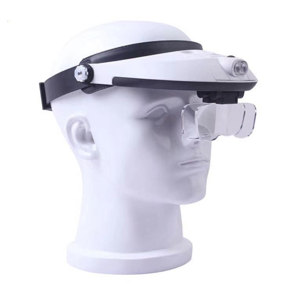 Hands Release LED Headlamps Magnifier for Beekeeping High Clear Lens for1nsectObservation and Queen Rearing