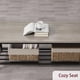 thumbnail image 3 of 4-piece dining set con estante: gris de madera-look mesa, 2 sillas & bench, mdf & iron compact kitchen muebles, 3 of 8