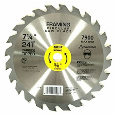 

Disston 694374 Master Mechanic 7-1/4 24-Tooth Framing Combo & Circular Saw Blade - Quantity of 30