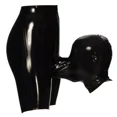thumbnail image 2 of Capuchas de látex de caucho exótico que conectan pantalones cortos y bragas por la boca con ropa interior fetichista negra, 2 of 5