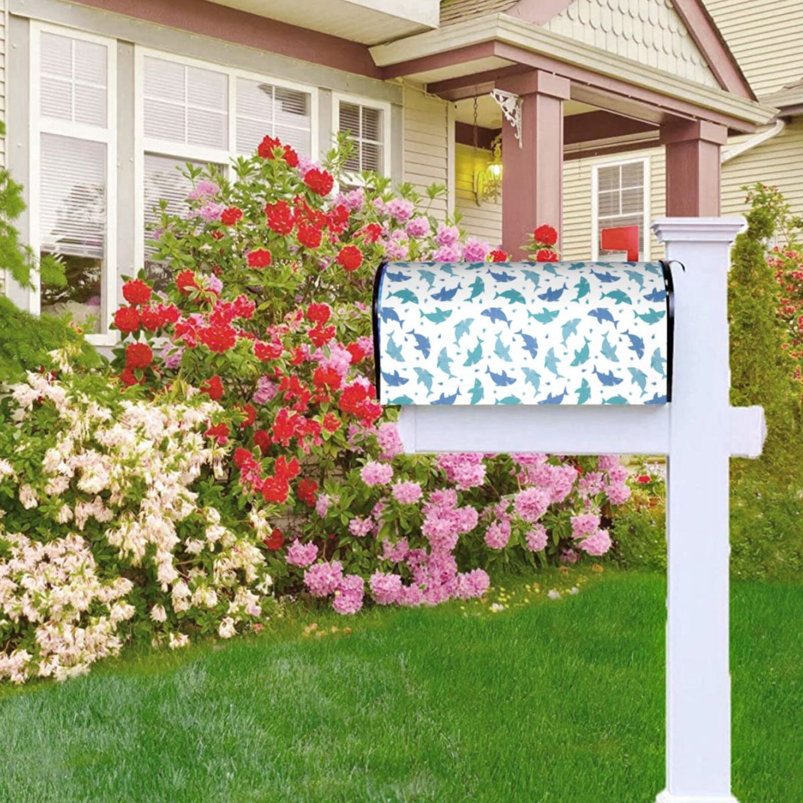 Kdxio Magnetic Mailbox Cover 21x18 in Mailbox Cover Outdoor Decoration Holiday Mailbox Covers for Home Garden Yard-21x18 in