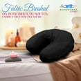 thumbnail image 6 of Massage Table Flannel Pillow Face Covers 3 Pieces Pack Black Color, 6 of 7