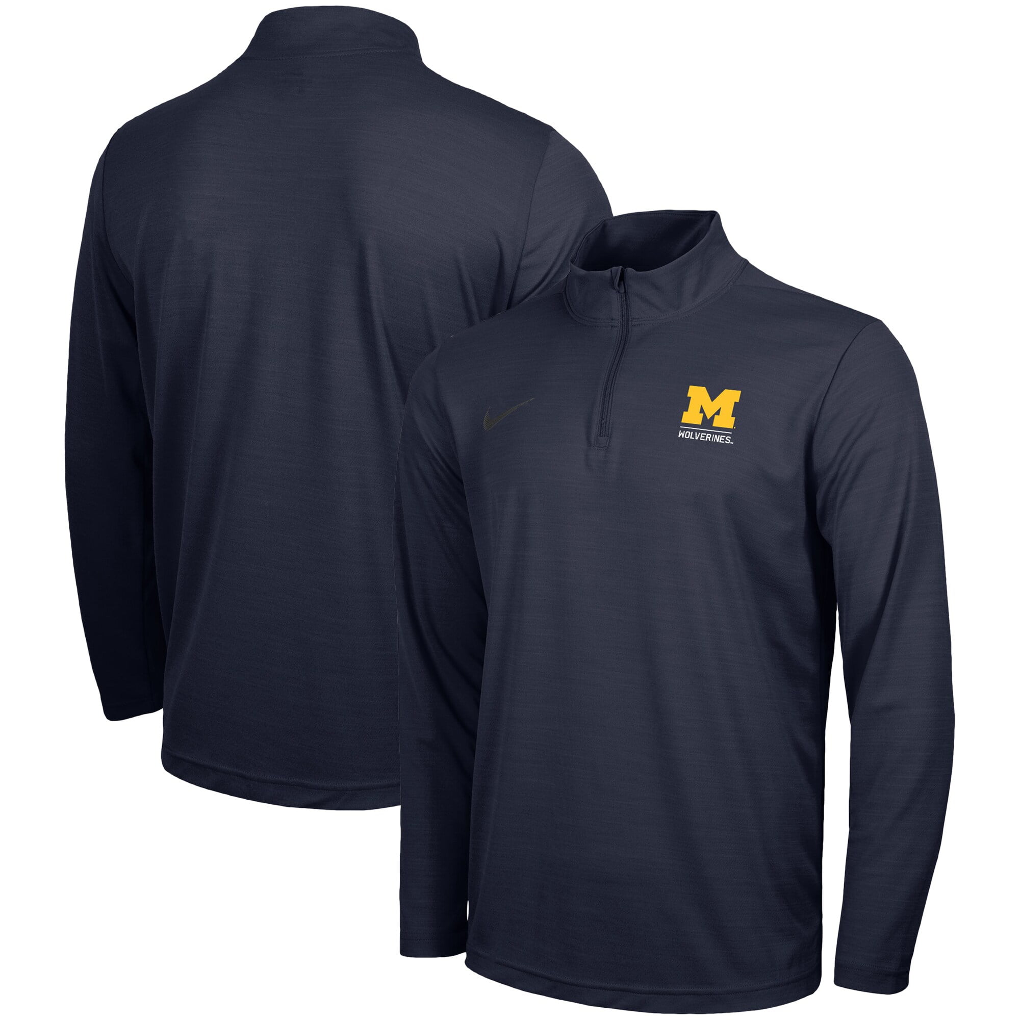 Michigan Wolverines Nike Intensity QuarterZip Pullover Performance