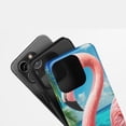 thumbnail image 4 of Flamingo For All iPhone Series Protective Phone Case Tropical Pink Blue Multi-color, 4 of 7