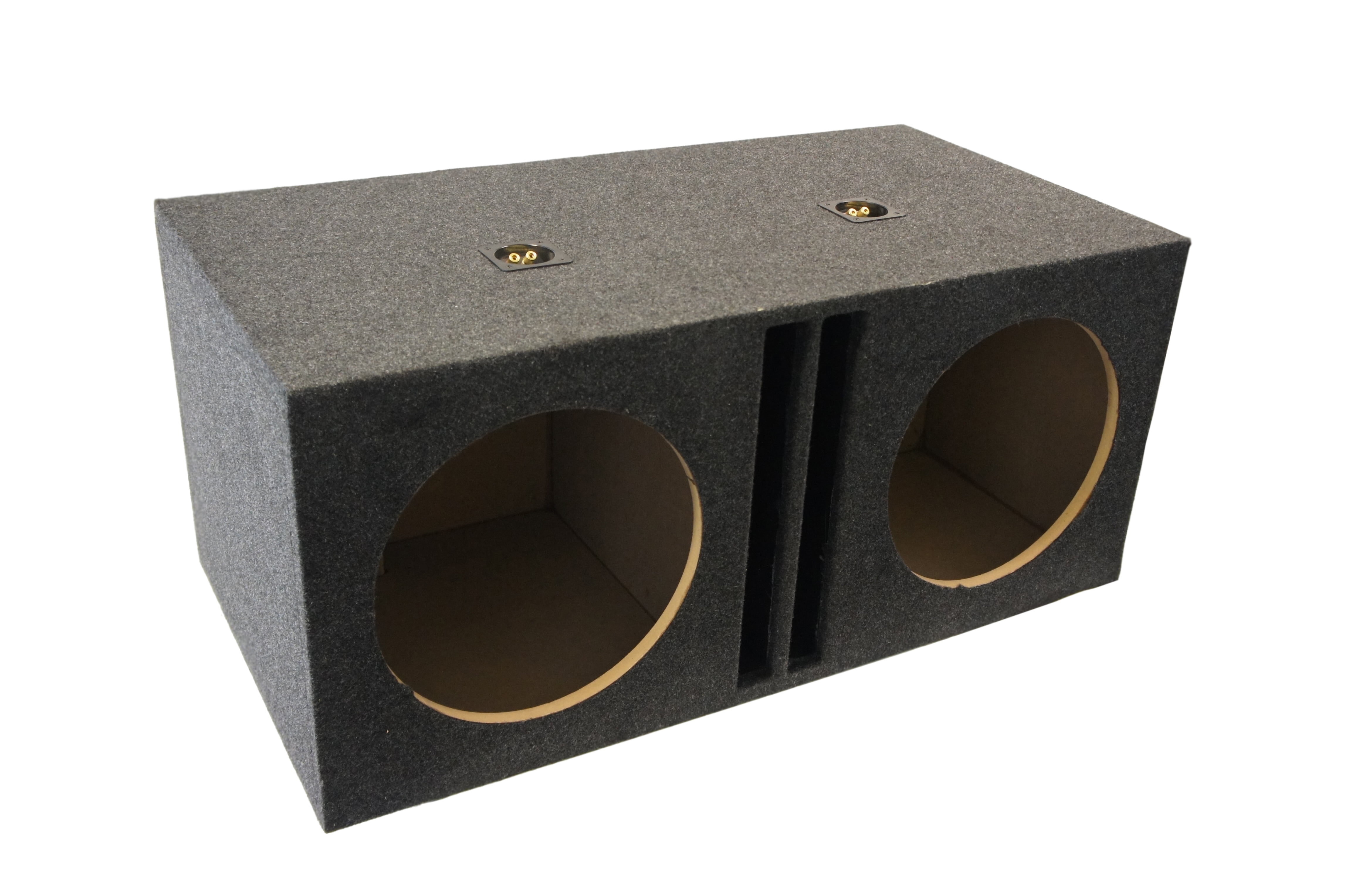 Car Audio Single 8 Slot Ported Subwoofer Labyrinth Stereo Bass Speaker Sub Box 