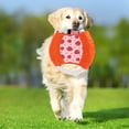 thumbnail image 5 of Hello Kitty Dog Toys Flying Disc Rope Toy Chew Toys for Dogs Flying Discs Training Cotton Rope Frisbee Orange, 5 of 5