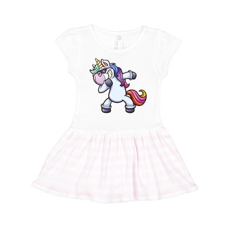 

Inktastic Dabbing Unicorn Gift Toddler Girl Dress