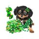 thumbnail image 1 of St. Patrick's Day New Pet Headband With Green Clover For Dogs & Cats, 20pcs/Pack, 1 of 5