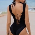 thumbnail image 7 of Women's Cut Out Fishnet Teddy Lingerie Mesh One Piece Bodysuit, 7 of 7