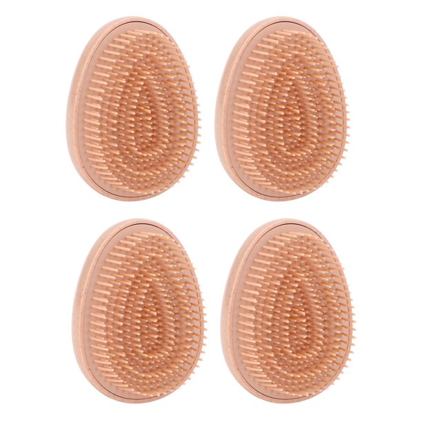 Cepillo Para El Cabello, Con El Cabello, Cepillo Para Desenredar Con Forma De Huevo, 4 Piezas Para Todo Tipo De Cabello