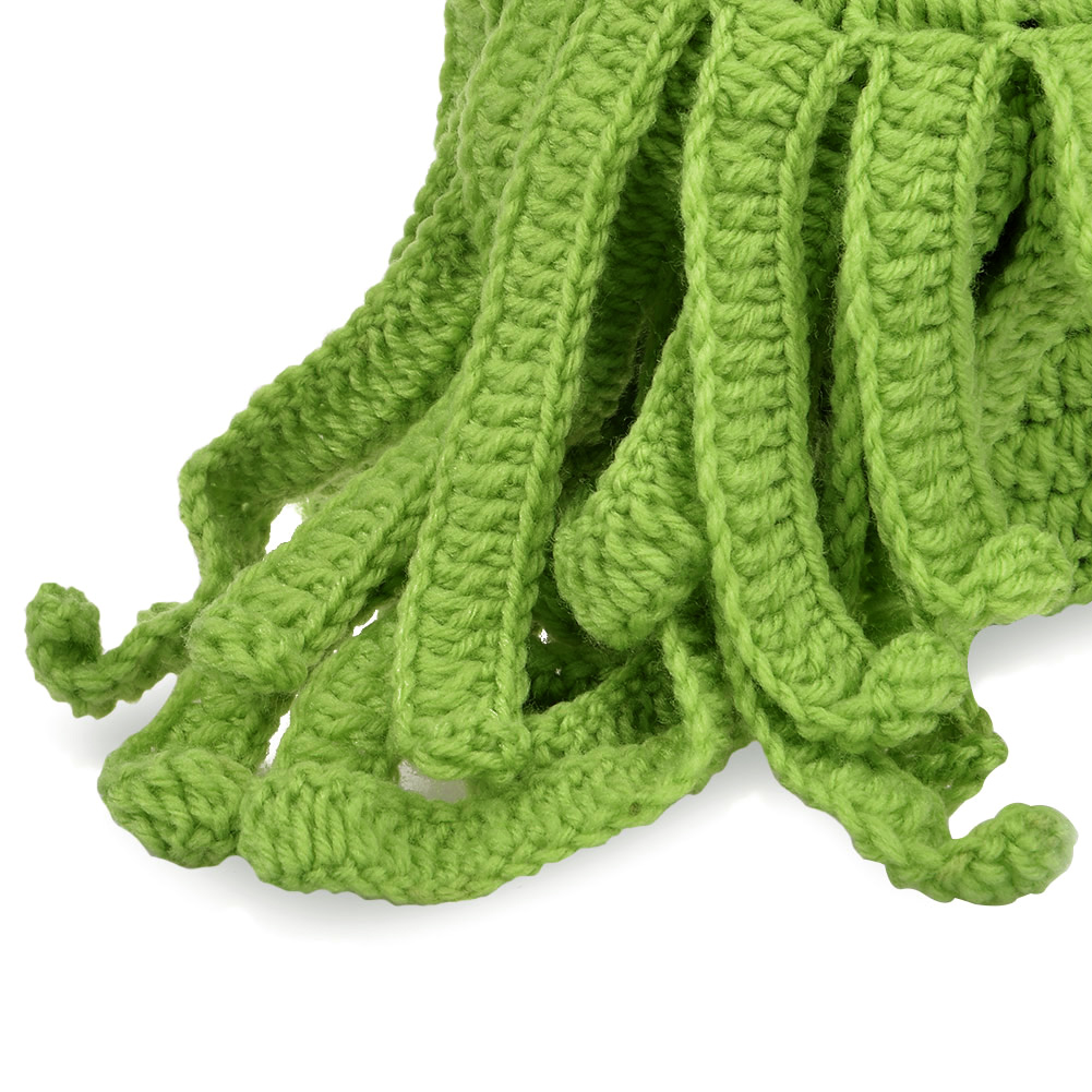 Octopus Cthulhu Beard Hat Beanie Hat Knit Hat Winter Warm Octopus Hat Windproof Funny Men Women Hat Cap Wind Ski Mask in Green - image 4 of 5